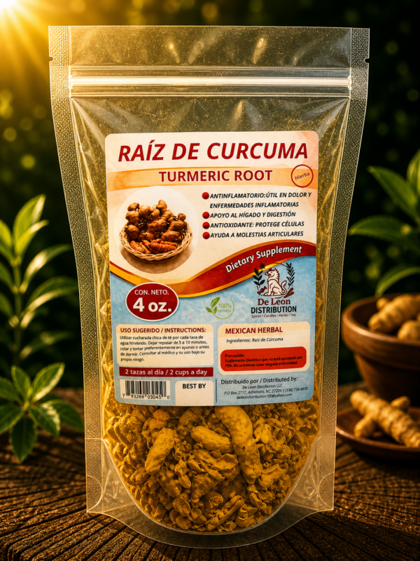 Raíz de curcuma