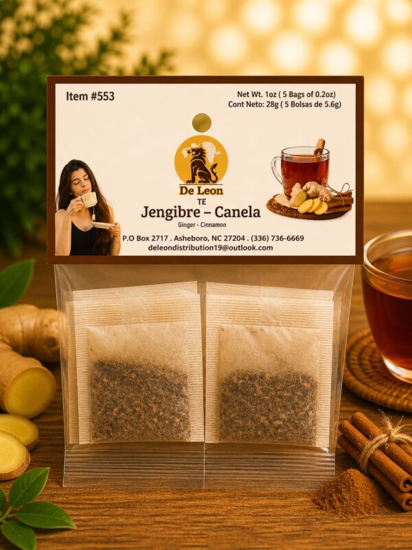Té de jenjibre con canela