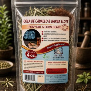 Cola de caballo y barba de elote