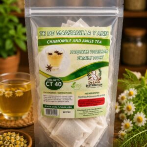 Té de manzanilla y anis